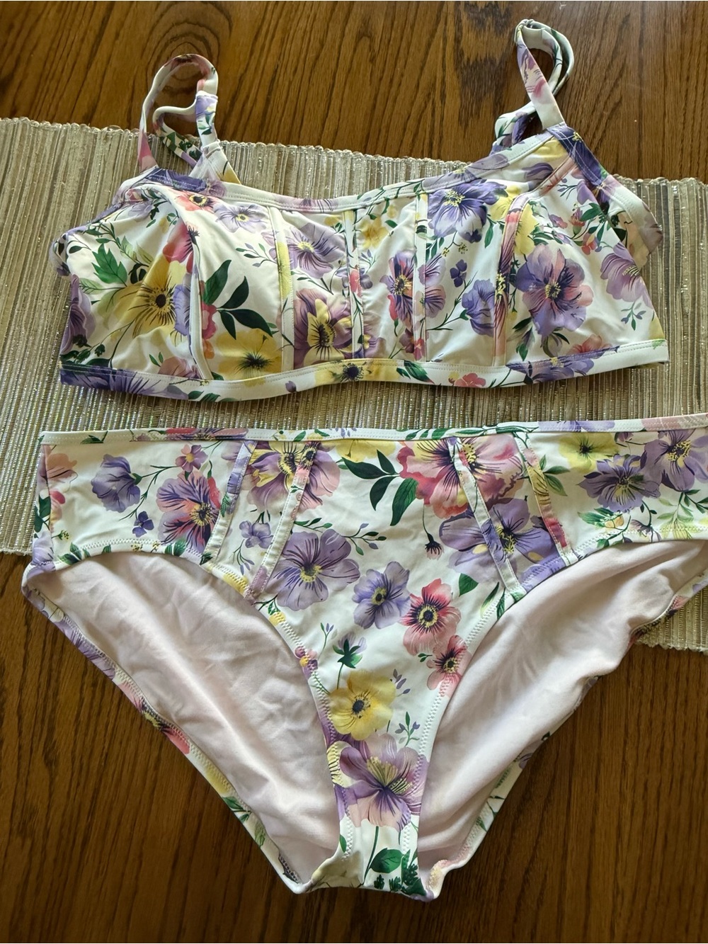 Adore Me 2PC bathing suit. Top 2X and bottoms 1x